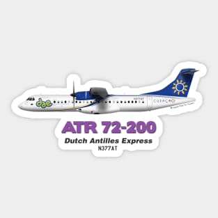 Avions de Transport Régional 72-200 - Dutch Antilles Express Sticker